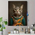thumbnail image 4 of Mysterious Figure on Crescent Moon Canvas Print, Wall Art for Living Room Bedroom Study Office Hotel, 4 of 8