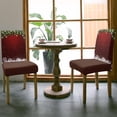 thumbnail image 3 of Chair Covers for Dining Room Set of 4,Winter Christmas Snowflake Stretch Seat Protector Removable Washable Chairs Slipcovers for Kitchen Banquet Wedding Hotel,Pine Branch Ball, 3 of 6