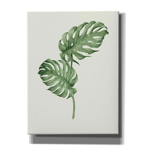 Epic Graffiti 'Leaf Green' by Incado, Giclee Canvas Wall Art, 12"x16"