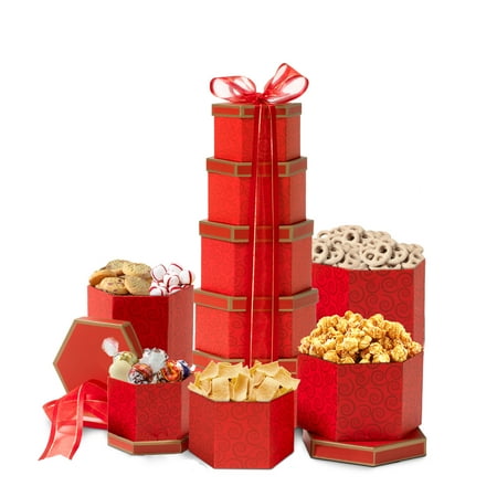 Broadway Basketeers Chocolate and Sweets Holiday Gift Tower