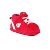 Happy Feet Mens and Womens Wisconsin Badgers - Slippers - Large