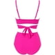 thumbnail image 2 of Traje de baño de cintura alta dividido para mujer, bikini sexy, traje de baño con push-up, conjunto de bikini con vendaje y parte superior de tubo, 2 of 7