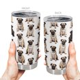 thumbnail image 3 of Taza de viaje Oasisdream, vaso de 600 ml con estampado de perros, 3 of 6