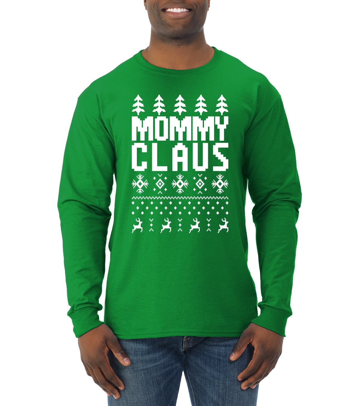 Mommy Claus Ugly Christmas Sweater Mens 