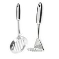 thumbnail image 1 of Juego de utensilios de cocina de acero inoxidable de 2 piezas | Juego de utensilios de cocina duraderos y aptos para lavavajillas | Idea de regalo de utensilios de cocina, 1 of 5