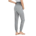 thumbnail image 2 of Women's Maternity Pants Casual Maternity Activewear Pregnancy Sweatpants with Pockets, 2 of 5