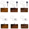 thumbnail image 3 of Advancent Tira de luces de 10 hebras para Patio exterior, lámpara de alambre de cobre resistente al agua, 8 modos, decoración de Control remoto, adorno, Iluminación y accesorios Solar Blanco Advancent HA011034-03, 3 of 6