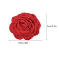 thumbnail image 6 of NIBOLOG 3D Rose Flower Hair Claw Anti-slip Teeth Strong Grip Back Head Hair Clip Large Shark Shower Hair Claw Hair Accessories, 6 of 8