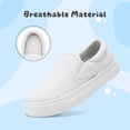 thumbnail image 3 of Kids Canvas Shoes Boys Girls Classic Fashion Slip-On Sneakers Causal Toddler Lightweight Running Walking Shoes, 3 of 6
