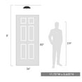 thumbnail image 4 of Crawford Support de Lampe à Encastrement Encastré Noir Mat et Verre Prisme Rétro, 4 of 4