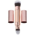 thumbnail image 1 of Brocha de maquillaje de doble punta retráctil, brocha para polvos sueltos, corrector y aplicador de base., 1 of 5