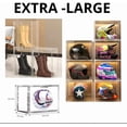 thumbnail image 4 of Caja de Acrílico Zapatera Apilable Transparente con Puerta Imantada | Organizador Premium para Zapatos y Bolsas | Diseño Armable Apilable | Medidas 45x33x33 cm, 4 of 9