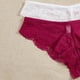 thumbnail image 2 of Gibobby Tangas de mujer Ropa interior de encaje para mujer Bikini de algodón Bragas Hipster Panty Ladies Stretch Sexy Briefs(Vino,M), 2 of 4