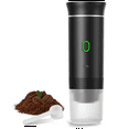 thumbnail image 1 of Wireless Electric Portable Espresso Coffee Machine Camping Coffee Maker Capsule Powder Travel Coffee Maker Black, 1 of 7