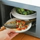 thumbnail image 5 of Estante del horno de microondas Alimentos de calefacción de alimentos Placa plegable de la placa de bandeja de vapor, 5 of 5