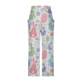 thumbnail image 5 of JINMGG 2024 Pants for Women Clearance,Easter Women Casual Printing Pockets Elastic Mid-Waist Comfortable Wide-Legged Loose Pants, 5 of 5
