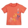 thumbnail image 2 of Conjunto adidas Niños Mickey Mouse Naranja Playera Short naranja 12 meses, 2 of 5