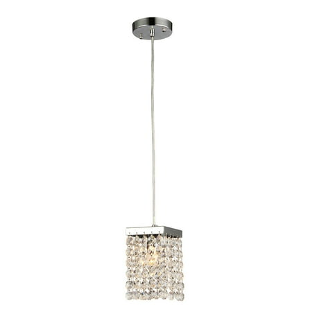 

Jehra 1-light Square-shaped Crystal 6-inch Chrome Chandelier