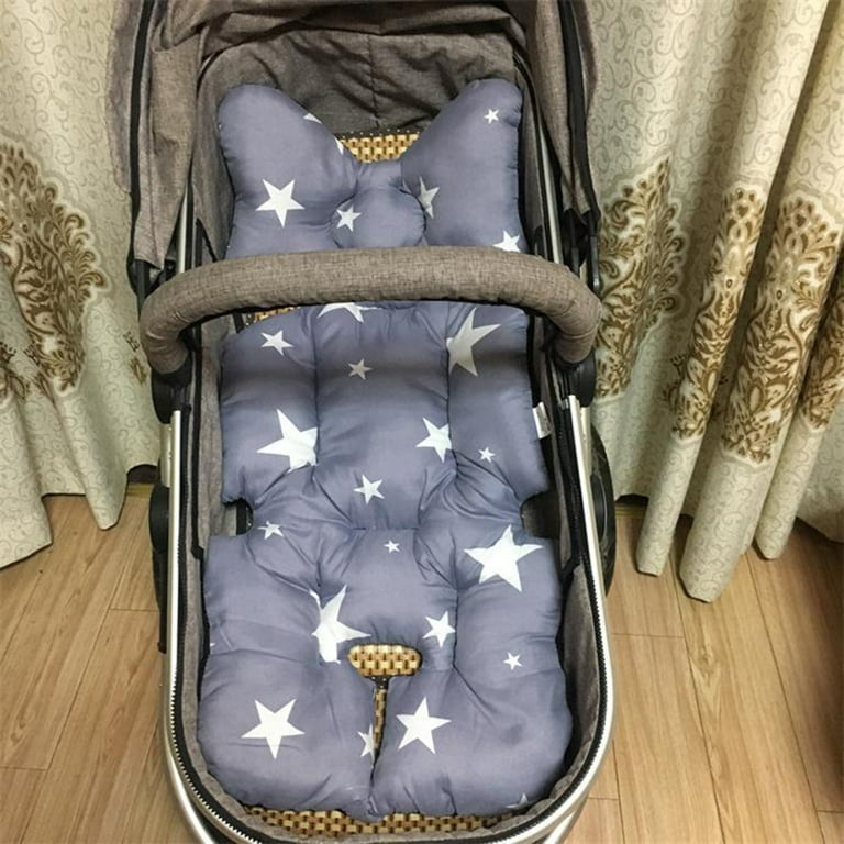 Infant Car Seat Insert Cotton Baby Stroller Liner Head Body Support Pillow  Pad