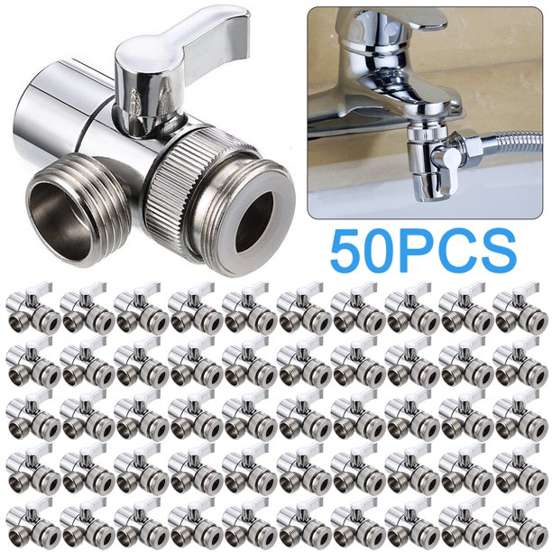 Válvula Desviadora Divisora de Fregadero 3 Vías Grifo Cobre para Ducha/fregadero/lavabo