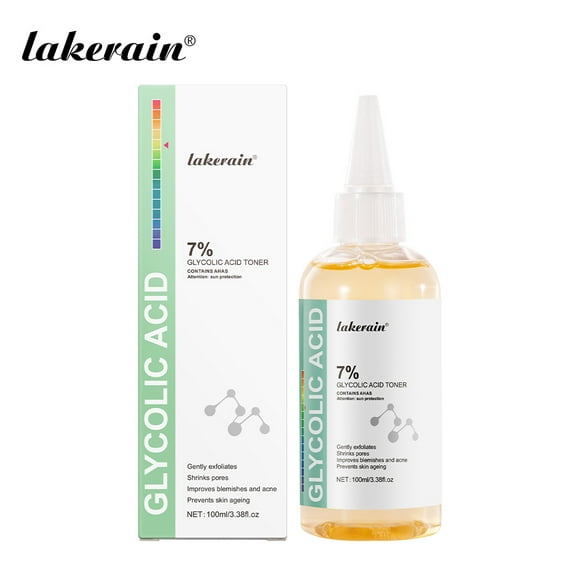 Glycolic Acid Toner, Glycolic Acid 7% Toner, Toning Remodeling Solution, Glycolic Acid Exfoliating Toner for Face and Body, Reduces the Appearance of Pores and Skin Imperfections (1 pc)