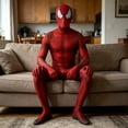 thumbnail image 5 of 2026 New Halloween Spide Cosplay Costume, BDN Hero Costume Set, Cosplay Set Includes Jumpsuit with Mask, Adults Halloween Stage Performance for Men, L, 5 of 6