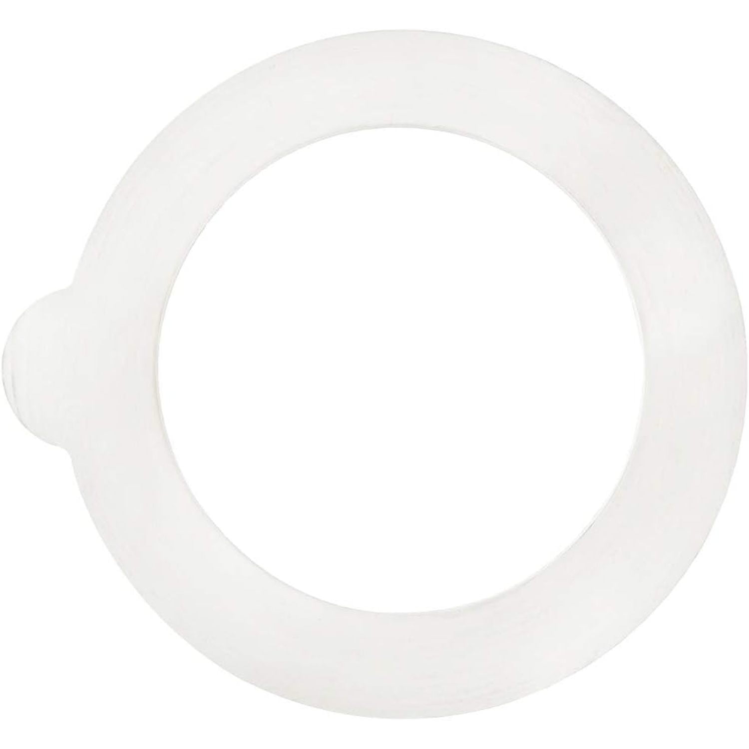 HetayC Glass 6 Piece Fido Jar Replacement Gaskets, 3.25", White