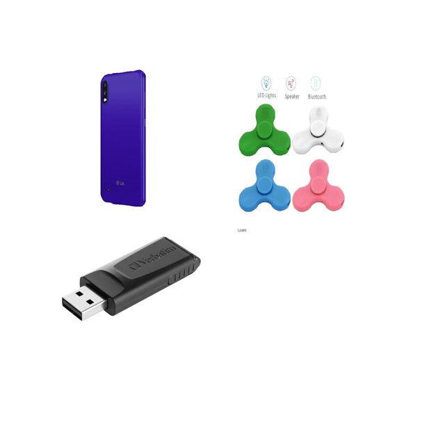 CELULAR LG K22 PLUS+ I 6.2'' HD+ I Dual Cámara I 64GB AZUL + SPÍNNER + MEMORIA FLASH DE 16GB DE REGALO LG LG LG-K22 AZUL
