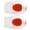 Red-L size, variant on Heel Cushions Gel Heel Cushions Silicone Heel Cup Gel Heel Support Pad for Women Man Heel Bone Spur