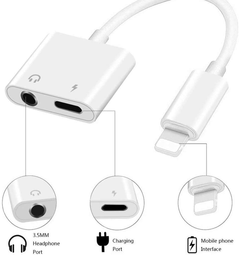 Headphone Jack Aux Dongle Charger 