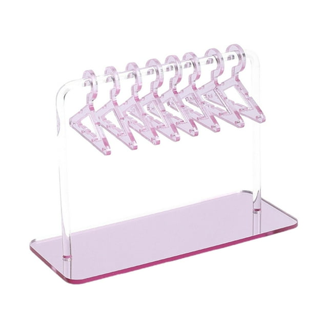 Soporte de exhibición de aretes de acrílico, decoración de escritorio, accesorio de exhibición único y fácil de usar, práctico perchero para aretes Pequeño