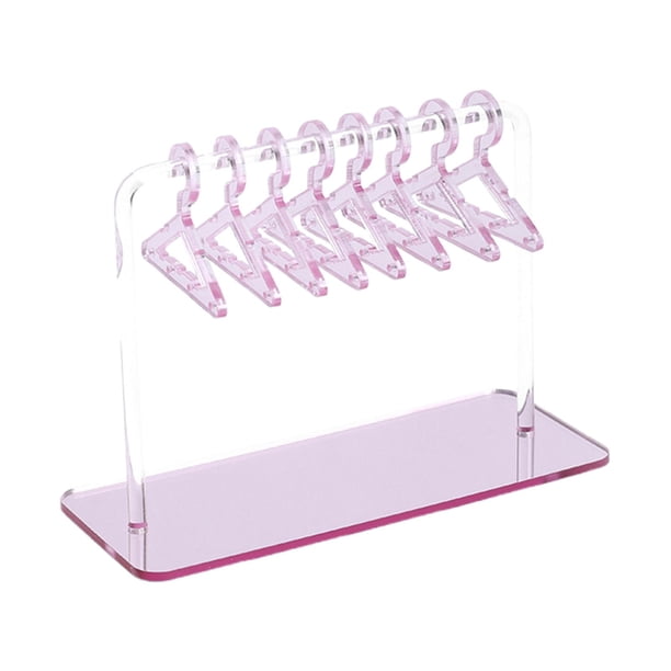 Expositor de pendientes de acrílico, decoración de mesa para vitrina y mostrador. Pequeño