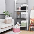 thumbnail image 2 of Cube Storage Bins, Collapsible Fabric Storage Cubes Bins, 11 Inch Cube Storage Bins with Handles, Foldable Storage Cubes (White/Beige, 6Pack), 2 of 15