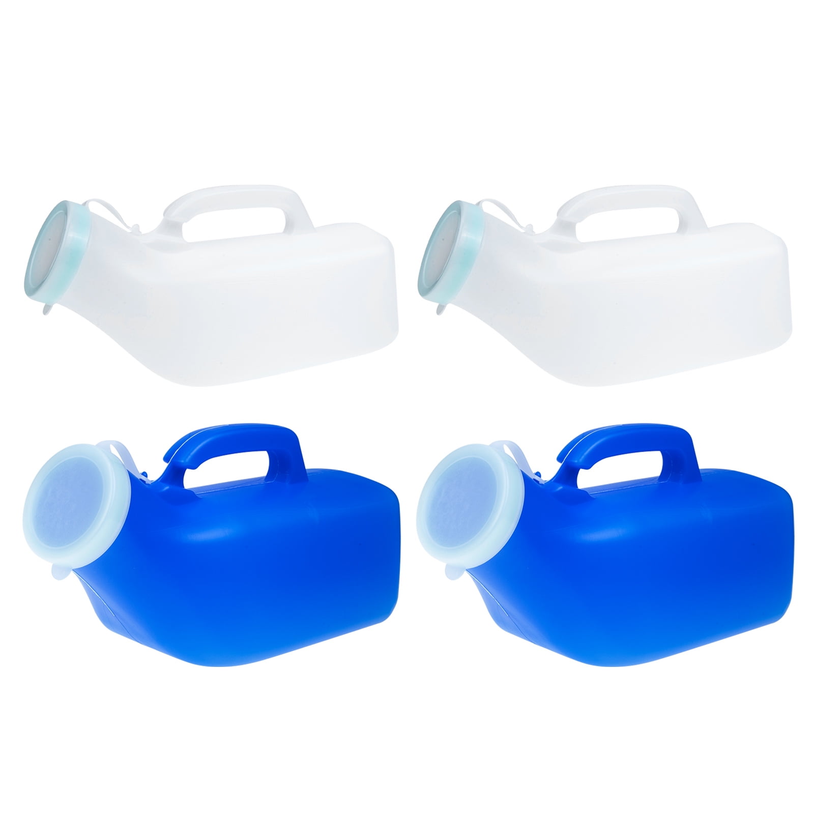 4Pcs Portable Urinal Bottle for Men Vehiclemounted Urine Jar Plastic