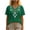 Army Green, variant on Sexlip Womens Swimsuit Set Delicate Floral Embroidery Cover Up Design V Neck Short Sleeve Casual Silhouette Breathable Fabric for Casual Beach Days Yellow M