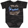 thumbnail image 3 of Inktastic Whale, Hello Cute Whale Shark with Bubbles Boys or Girls Baby Bodysuit, 3 of 5