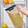 thumbnail image 6 of Fridge Door Water Jug | Clear Pitcher | BPA Free Plastic Pitcher with Lid | 2L Pitcher with Lid for Water, Juice, Tea & More Beverages, 6 of 6