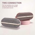 thumbnail image 3 of Altavoces Bluetooth portátiles INSMY, altavoz inalámbrico de 20 W, sonido estéreo fuerte, graves intensos, IPX7 impermeable, flotante, emparejamiento estéreo TWS, 24 horas, Bluetooth, rosa, 3 of 5