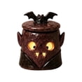thumbnail image 2 of Hand-Sculpted Halloween Mini Lanterns, Tea Light Holder,Halloween Candle Holder, Rustic Fall Decor, Cute Spooky Table Decor for Tiered Tray Home Mantel Party,E, 2 of 5