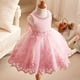 thumbnail image 4 of Vestido de novia de estilo coreano para niños, vestido de princesa, chaleco de niña, vestido de malla, vestido de actuación con flores para niños, 4 of 6