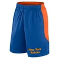thumbnail image 2 of Men's Blue/Orange New York Knicks Launch Performance Shorts, 2 of 3