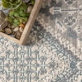 thumbnail image 4 of nuLOOM Becca Traditional Tiled Area Rug, 6', Round, Becca Blue, 4 of 8