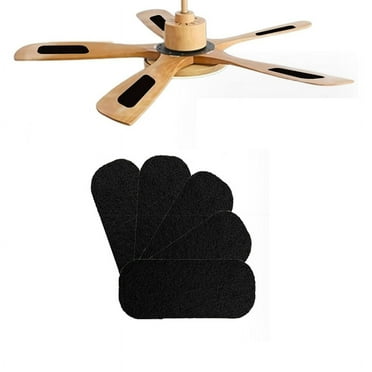 Ceiling Fan Air Filter, Activated Coconut Carbon Filters, Easily Sticks on Ceiling Fan Blade Top, & Aesthetic