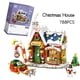 thumbnail image 2 of Bloques de construcción de Casa de Navidad para niños, juguete de ladrillos para armar Mini árbol de Navidad, muñeco de nieve, Papá Noel, 788, piezas, LOZ, 2023, 2 of 3
