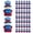 B, variant on 50Pcs 4th of July Mini Ornaments,Patriotic Tiny Elf Figures Red White Blue Star Small Statues to Hide and Seek,Miniature Independence Day Patriotic Elf Decoration for Home Table Party