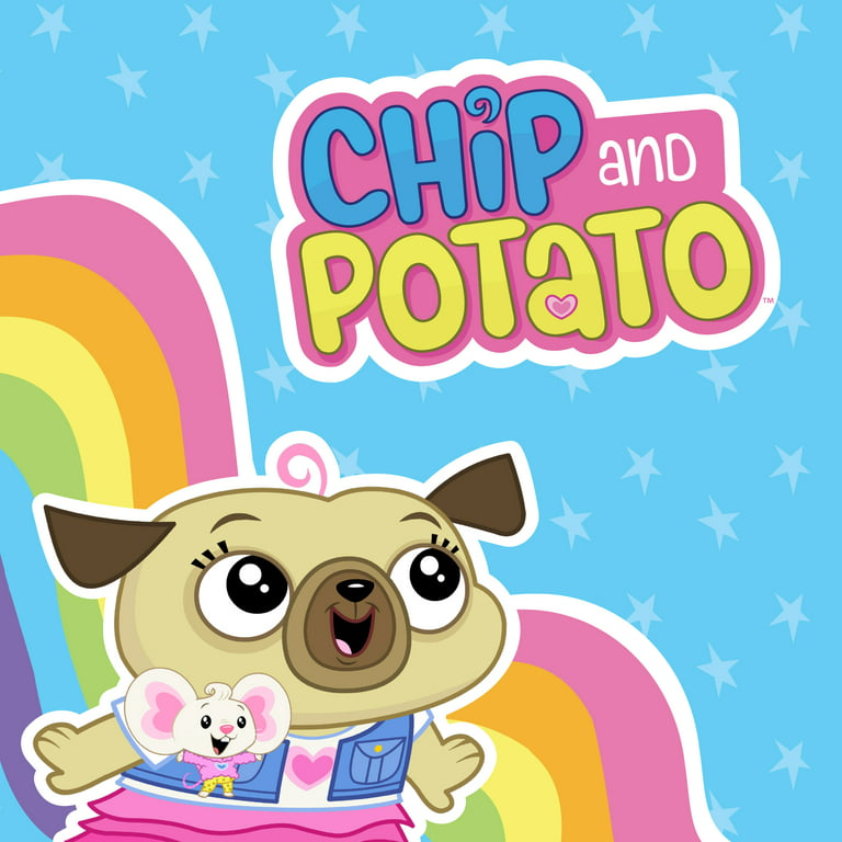 Chip And Potato Plush Toys Cartoon Pug Dog Plushie Animal Mouse Peluche  Stuffed Animal Soft Toys