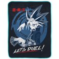 thumbnail image 1 of Yu-Gi-Oh! 'Let's Duel' Silk Touch Fleece Throw, 100% Polyester, 1 of 5