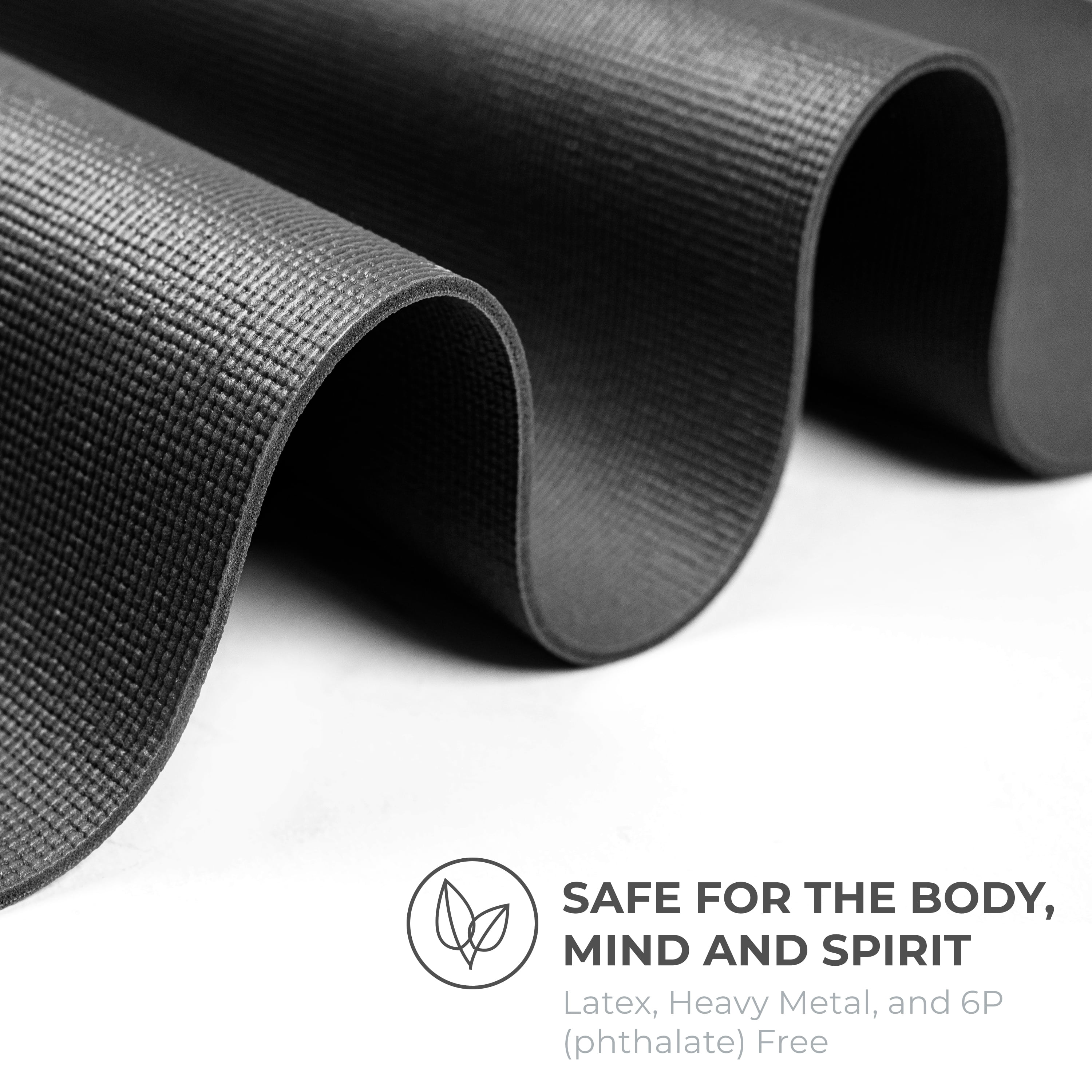 Sunshine Yoga - Deluxe Extra Thick Yoga Mats - Wholesale 10-Pack - (74" x 24" x 6mm - Extra Long 74", Thick 6mm, Non-Slip - Durable (Black)