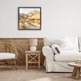 thumbnail image 3 of Stupell Industries Southwestern Wispy Desert River Black Floating Frame Canvas Art, 18 x 18, by Petals Prints Design, 3 of 8