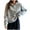 Gray, variant on tarylea Hoodies for Women Button V Neck Drawstring Sweatshirt Solid Color Long Sleeve Pullover Casual Loose Fall Crop Tops